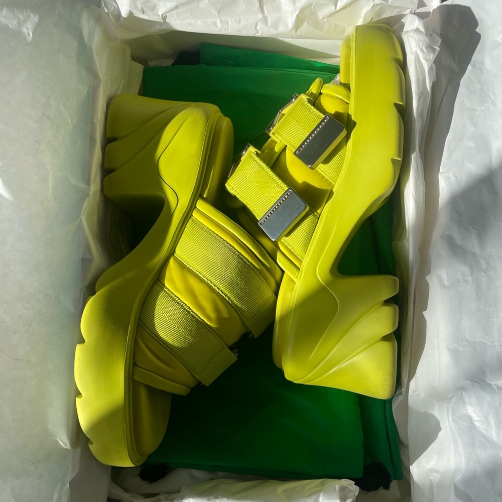 Bottega Veneta Flash Buckle Mule Sandals